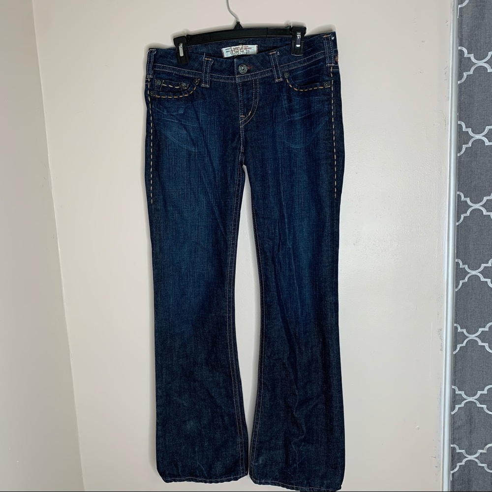 1921 Western Glove Works Bootcut Low Rise Jeans